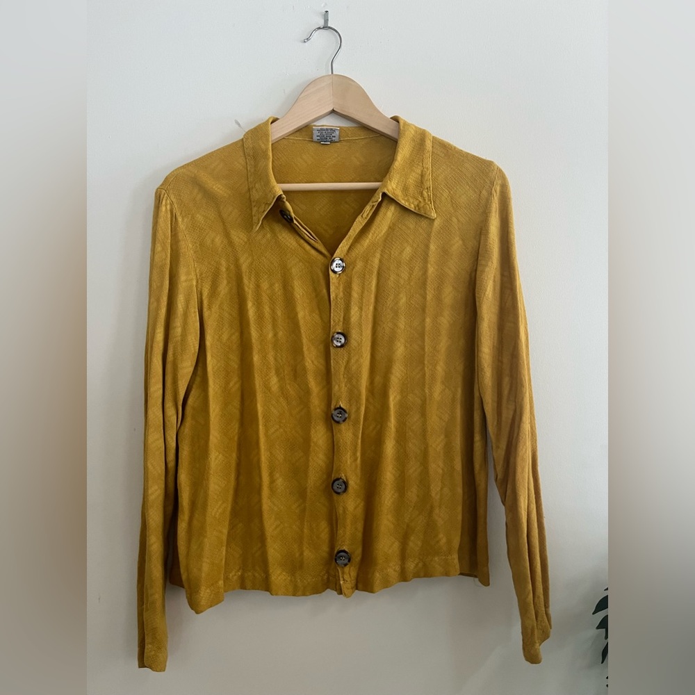 Goldenrod button up